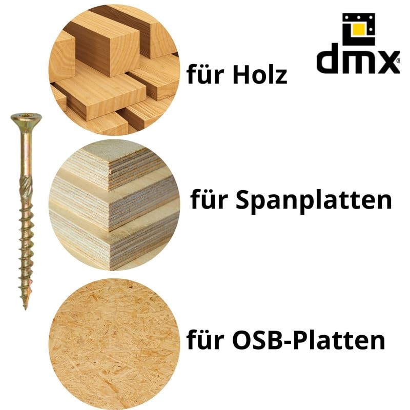 DMX Wood Screws, Torx, Chipboard Screws, Construction Screws, Decking Screws,