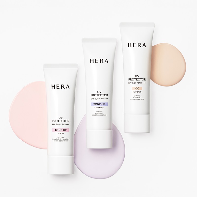 Hera [헤라]UV프로텍터 톤업 피치 SPF50+/PA++++ [Hera] UV Protector Tone Up
