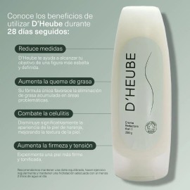 Dheube Crema Modeladora Reductora Abdomen Limón Suave