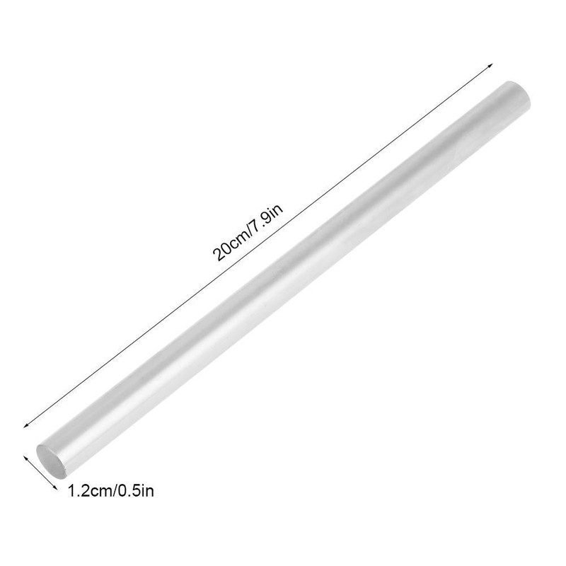 Walfront Bearing Steel Linear Shaft 12 mm Diameter, 200 mm
