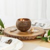 Restaurantware-Coco Casa 3.9 x 2.8 Inch Coconut Shell Candles, 10