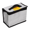 3PCS Lithium Battery Bag with Zipper Portable Fireproof Explosionproof Battery