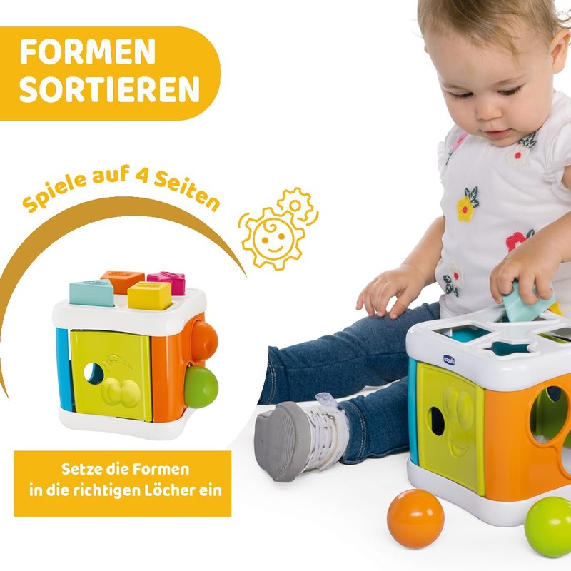 CHICCO 2-in-1 Sorting & Beating Cubes