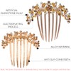 4 Piezas peinetas para cabello,accesorios para cabello mujer