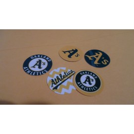 Unbranded Pre Cut One Inch Bottle Cap Images Oakland A's Free Shipping - photo, 25 images