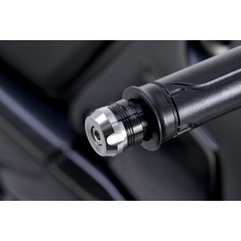 H2C 26H53102TA Burweight Bar End GROM GROM JC92 Left and Right Set Aluminum Silver