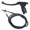 MERZHCHARE 22mm Brake Lever Left Hand with Rear Brake Cable