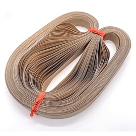 KOLAMOON 50pcs 750x15mm PTFE Sealing Belt Polytef Belts for FR-900 FRM-900 FR900 Continuous Band Sealer Sealing Machine Replacement Belts Spare Part Kits (Perimeter: 750mm)
