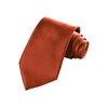 TIE G Solid Satin Woven dyed Color Formal Necktie and