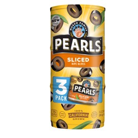 Pearls Sliced Ripe Olives, 3 Pack Sleeve, 2.25 oz Cans