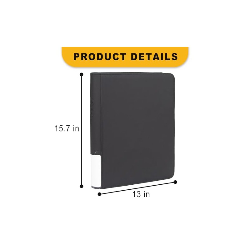 Toploader Binder, Holds 360 Toploaders, Top Loader Binder with 9