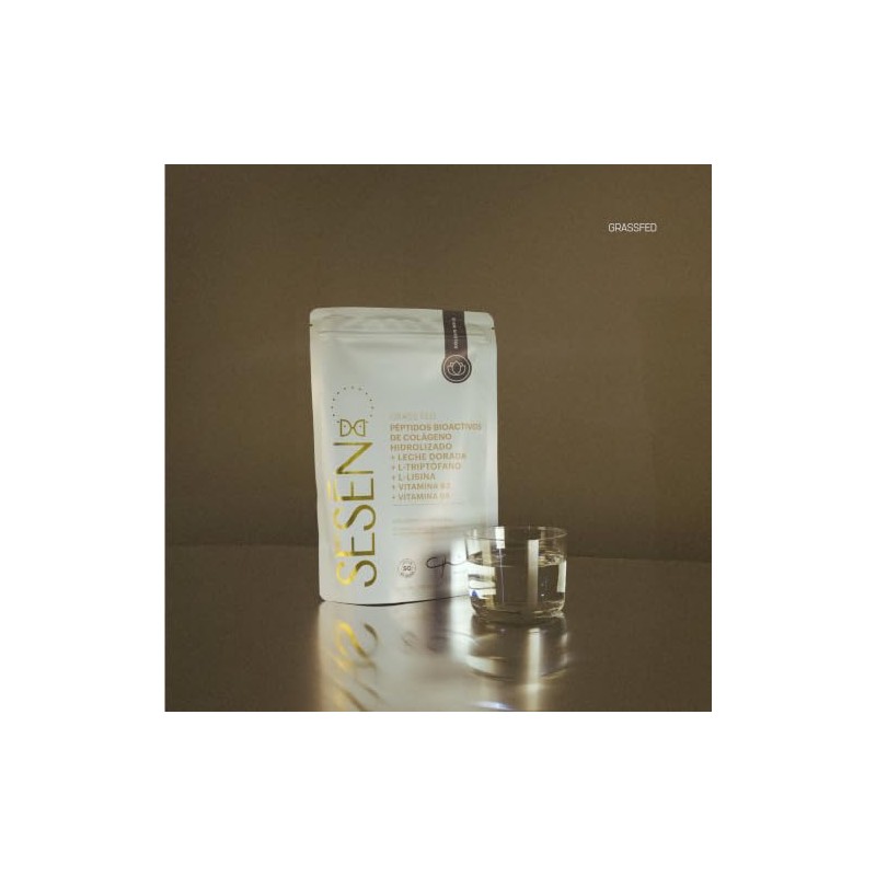 SESĒN Colágeno Golden Milk Grass Fed 225g | Colágeno +