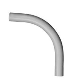 Electrical PVC Conduit Elbow, 90 Degree, Grey, Schedule 40, PVC Conduit Bend (10, 1/2 Inch)