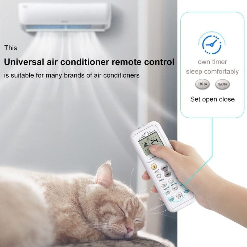 Newest Universal Air Conditioner Remote Control, 1000 in 1 A/C