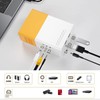 Small Projector 600ASIN Remote Control Portable Movie Projector with USB
