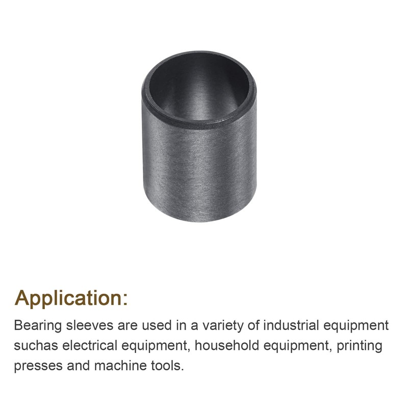 sourcing map Pack of 4 Sleeve Plain Bearings 12 mm
