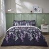 Catherine Lansfield Bedding Wisteria Single Duvet Cover Set with Pillowcase
