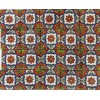 Handmade 100 CERAMIC TILES 1" X 1" Mexican Handmade Handpainted