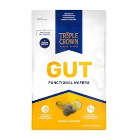 Triple Crown Gut Wafers, Functional Horse Wafers, Horse Gut Supplement, Leaky Gut Support, 5 lbs