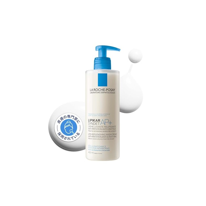 La Roche-Posay Lipica Sande AP+ Face & Body Wash, Sensitive
