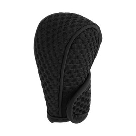 HOPESPANNER Universal Gear Shift Knob Cover Stick Shifting Handle Protector Automotive Fabric 1 Pc Anti-Slip Black