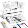 ItriAce Portable Printer, 300DPI Wireless Bluetooth Thermal Printer, Support Multi-Size