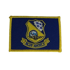 United States Navy Blue Angels Flag Patch - Color - Veteran Owned Business