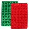 Christmas Silicone Candy Molds, 54-Cavity Mini Christmas Mold Shaped with