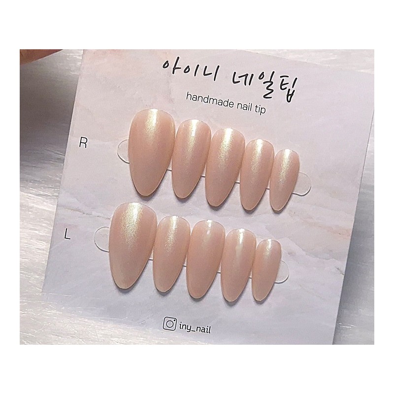 [In-store special discount] Glossy glazed donut handmade nail tip -