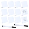 AIEX Pack of 12 100 x 75 mm Mini Chalkboards,