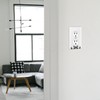 WIRESTER Duplex Outlet Cover Wall Plate/Switch Plate - Racoon Hands