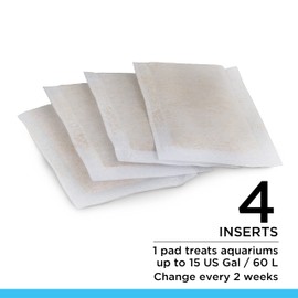 Fluval ClearX Filter Media Insert, Replacement Aquarium Filter Media, 4-Pack, A1336