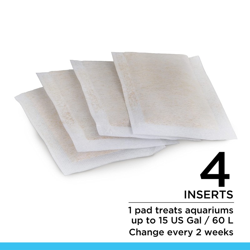 Fluval ClearX Filter Media Insert, Replacement Aquarium Filter Media, 4-Pack,