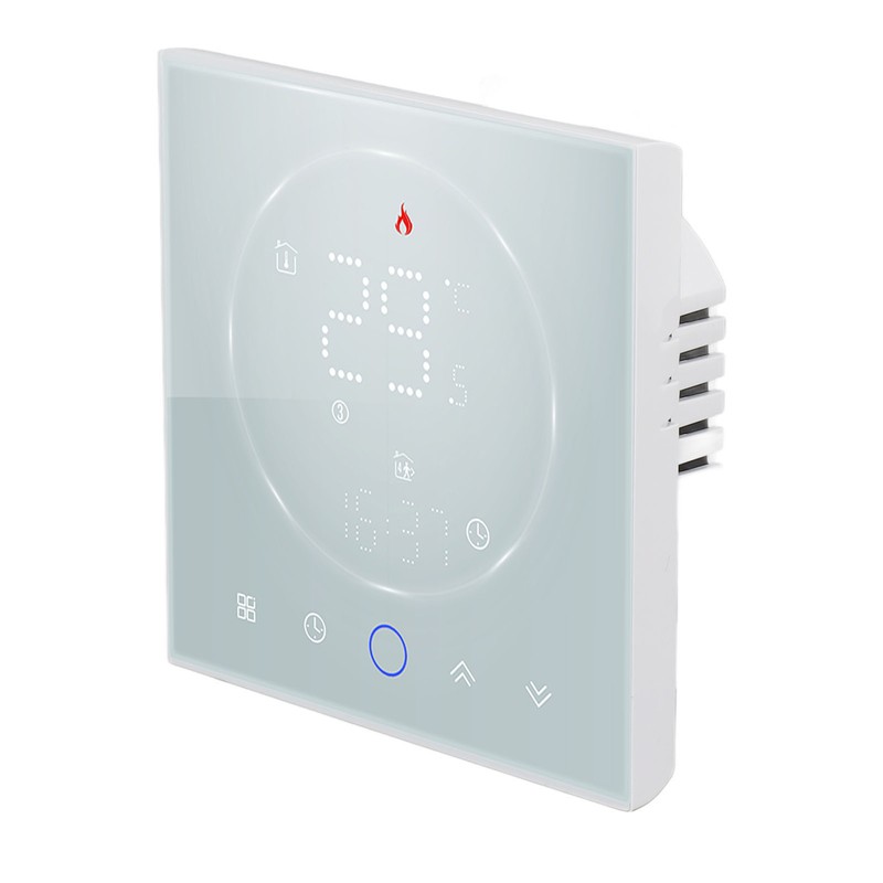 Smart Thermostat LED Screen Water Heating Control 13mm Recessed Wireless