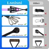 Peacafulife 200 Lbs Resistance Bands Set, Exercise Bands with Door