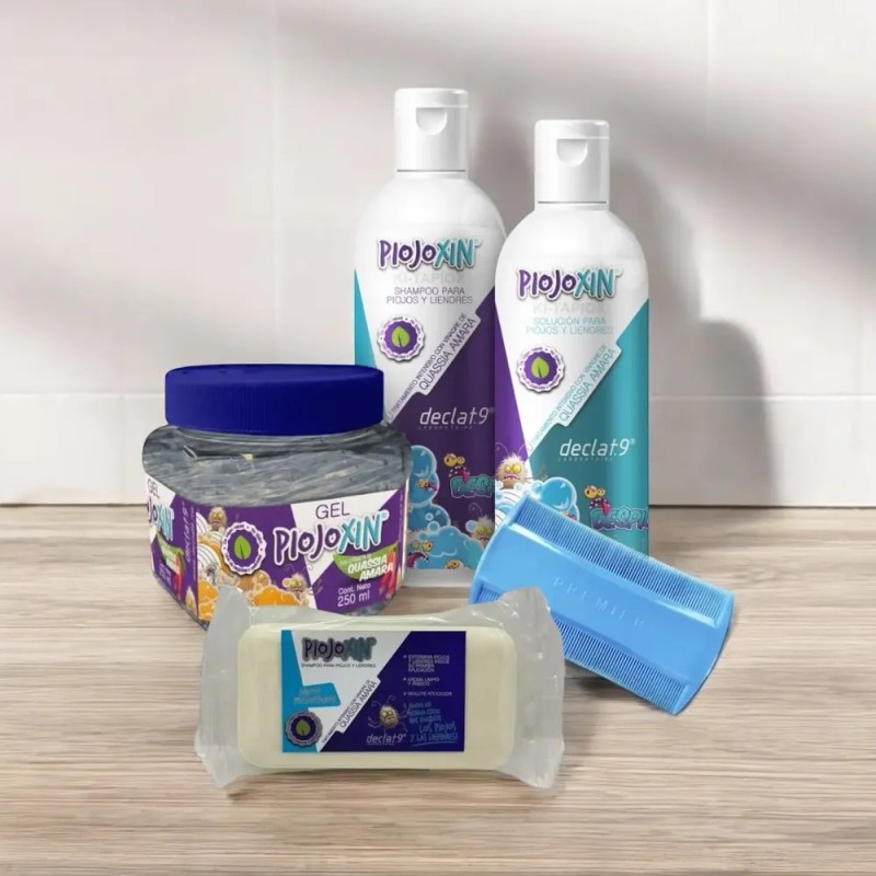 Shampoo Piojos Piojoxin Kit Liendres Lendrera Pack Anti