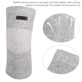 Keenso Sport Bamboo Charcoal Fibre Elastic Knee Cap, Free Size, Comfortable Knee Pads, Protective Equipment, Sports Equipment