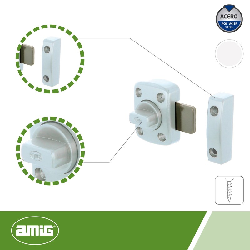 Amig - Zamak Door Bolt | Bolt Bolt Mod. 388