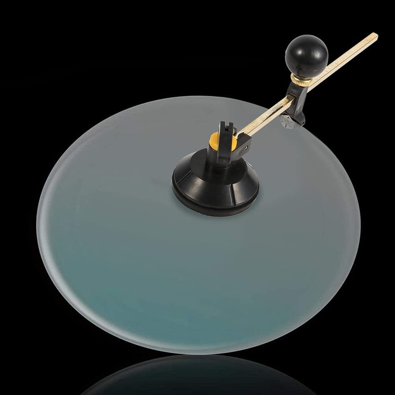Circle Glass Cutter, 1 Piece High-Quality Adjustable Compasses Type Glass