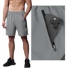 Men's Sports Shorts, Quick-Drying Sports Shorts, Lightweight with Zip Pockets