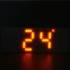 Digital Alarm Clock 3 Levels Brightness Orange Number Desktop LED