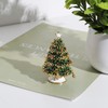 LONGSHENG - SINCE 2001 - Green Hand Painted Enameled Christmas