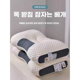 A. SPA 패브릭 수면베개 빨아쓰는 세트 꿀잠 개 기능성 낮은 거북목 일자목 호텔 [G. SPA 마사지 베개 낮은 베개 베개 커버 개 + 베개] Fabric Sleeping Pillow Washable Set for Comfortable Sleep, Functional Low Turtle Neck, Straight Neck Hotel [G. SPA Massage Pillow, Low Pillow, Pillow Cover Included]