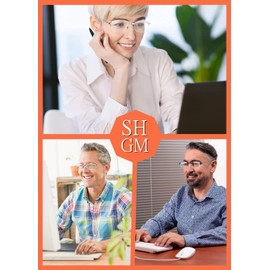 SHGM Foldable Reading Glasses Blue Light Blocking Portable Anti Eyestrain Readers Eyeglasses for Men Women (Gold 1.0)