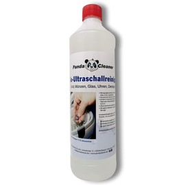Pandacleaner® Ultrasound Cleaning Agent for Ultrasonic Baths - Concentrate for Glasses, Jewellery, Dental Products, Gold, Coins, Glass, Watches (Waterproof), etc. | 1L / 2L / 3L 1.0