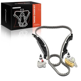 A-Premium 6PCS Kit de Cadena de Distribución del Motor con Guía y Piñón | L4 2.5L Compatible con Nissan e Infiniti - Altima 2014-2018, Rogue 2014-2016