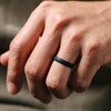 ThunderFit Silicone Rings for Him and Her, Rubber Engagement Bands