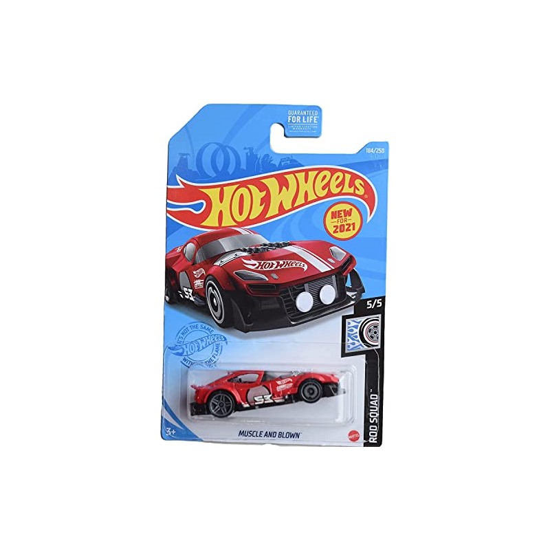 Hot Wheels Muscle and Blown, Rod Squad 5/5 [red] 184/250