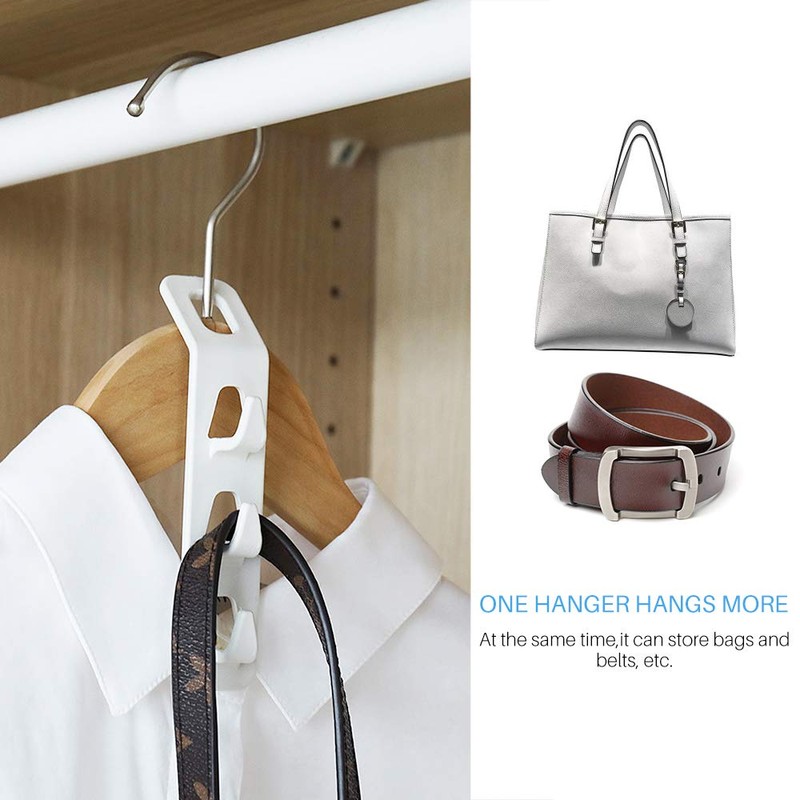 Cascading Clothes Hanger Hooks,Space Saving Series Multi-Function Multi-Layer Cabinet Clothes