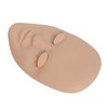 Eyelash Extension Mannequin Head with 6 Pair Replacement Eyelids Soft